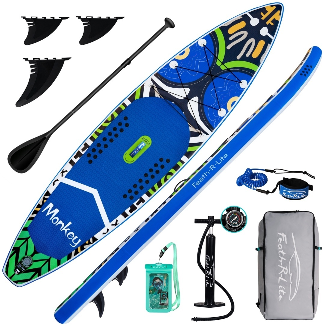Доска Funwater SUPFR02A KOi56 2024 350 синий, зеленый