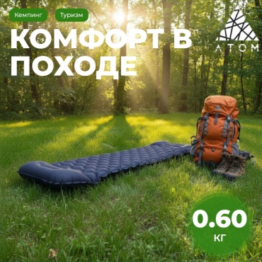 Коврик Atom ATOMPUFF 190x60 см