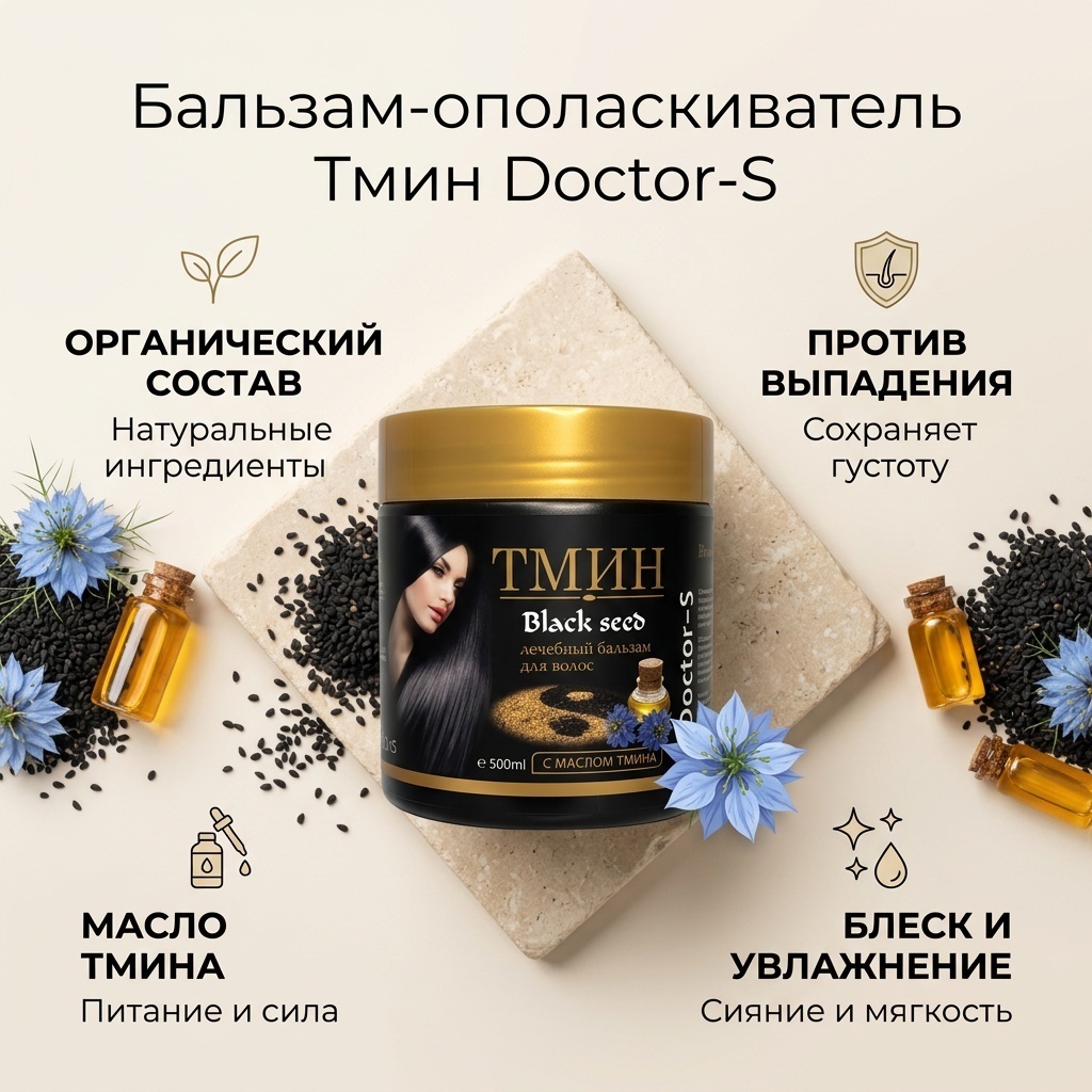 Бальзам-ополаскиватель Тмин 500 мл