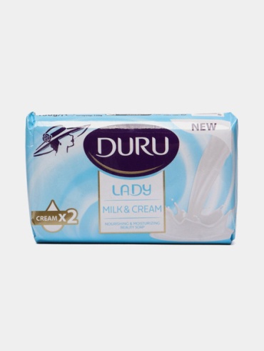 Кусковое мыло туалетное Туалетное мыло Duru Lady Milk&Cream (Молоко и крем) 130 г