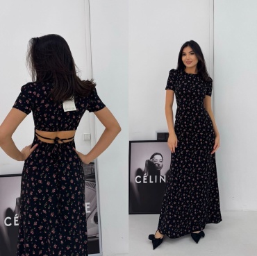 Повседневное платье Fashion черный