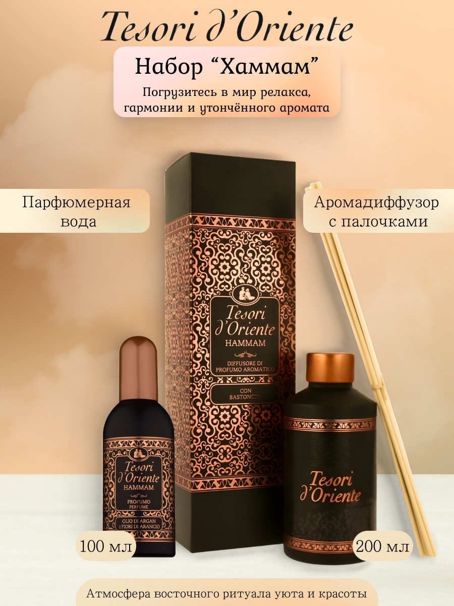 Tesori d’Oriente Hammam набор для тела унисекс