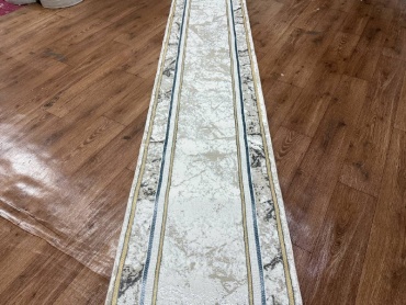 Ковровая дорожка Yusuf Hali безворсовая, бамбук, полипропилен, 80 см x 5 м