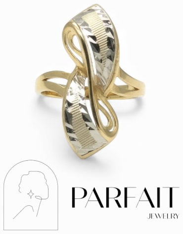PARFAIT JEWELRY PJ_Бантик_15 размер 20 вес 2 г золото, без вставок