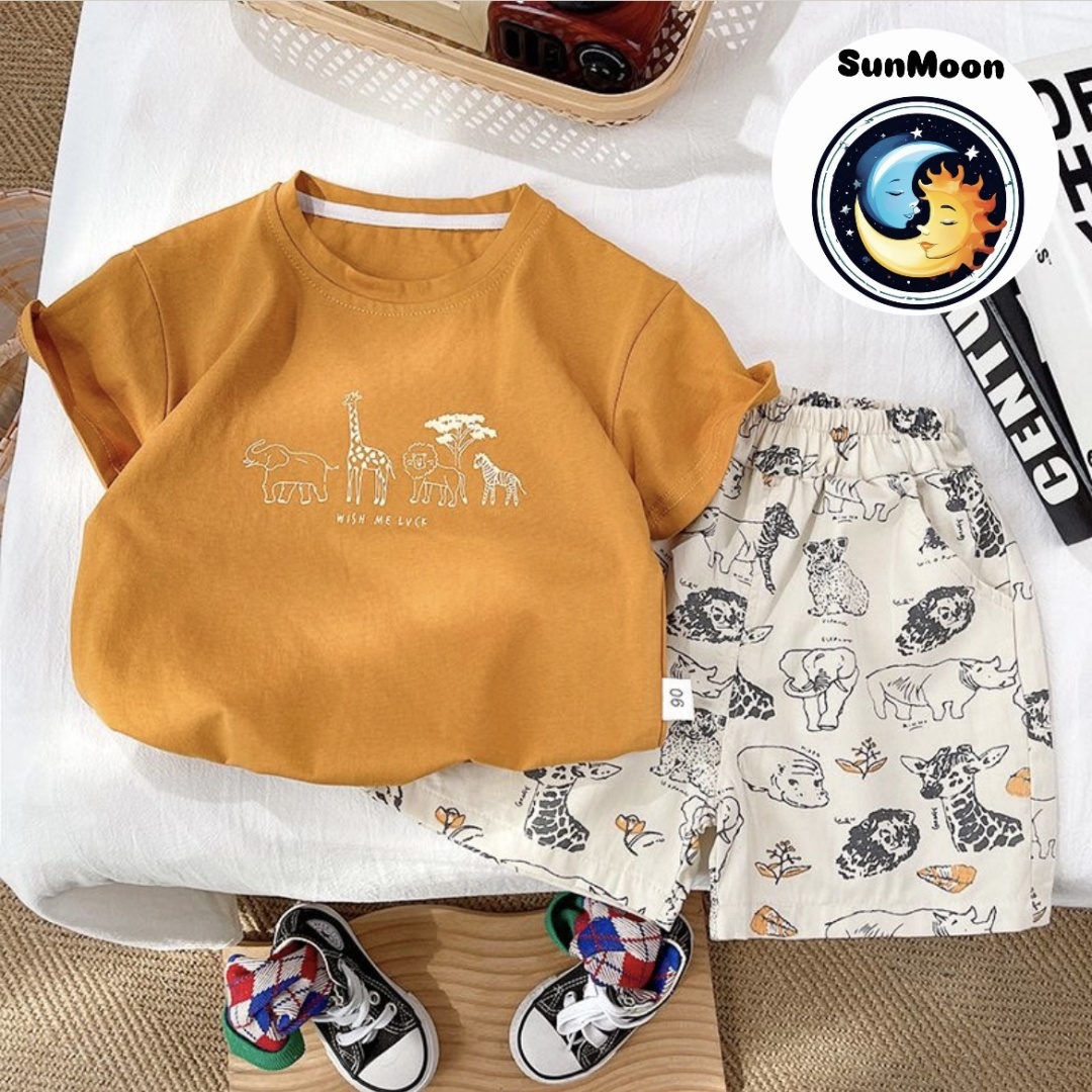 Комплект Sunmoon бежевый, оранжевый