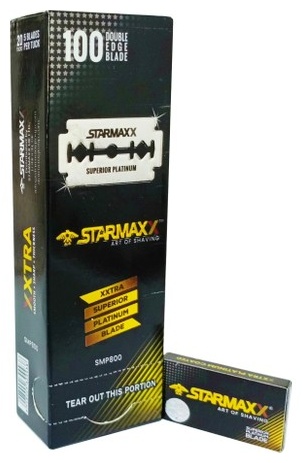 Starmaxx SMP800/Superior platinum лезвие классическое 100 шт