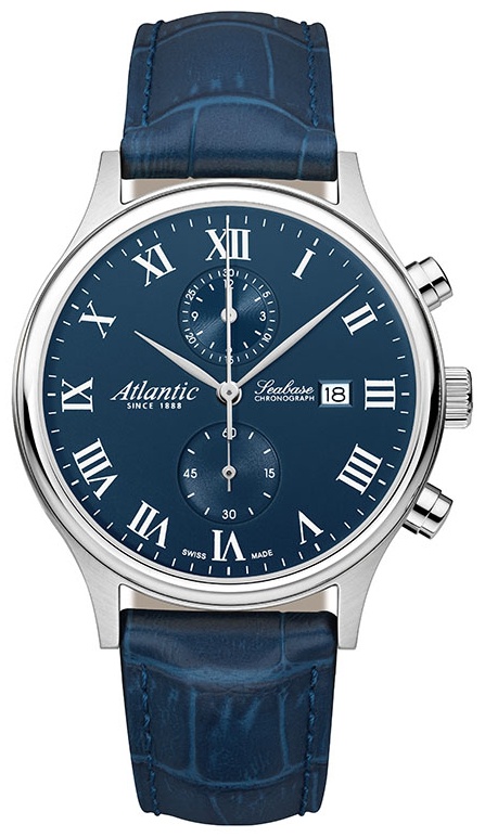 Кварцевые Atlantic 64452.41.58 нержавеющая сталь