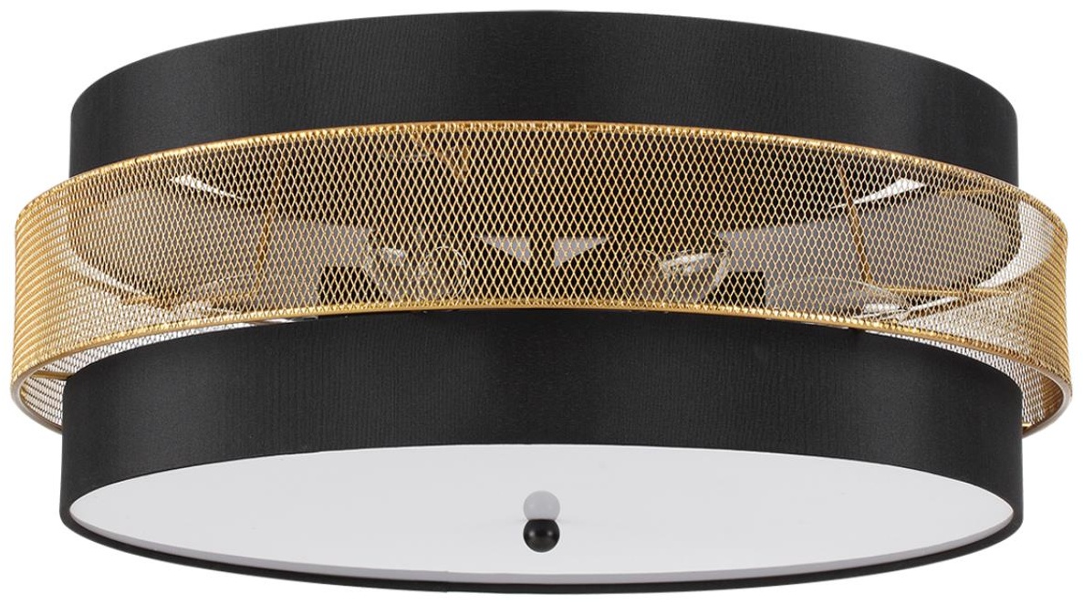 Светильник потолочный Lumion E27 60 Вт черный, золотистый