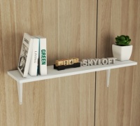 Полка Sky Loft Горизонт, 80х20.5x1.6 см, белый