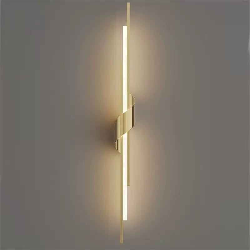 Бра настенный LED, золотистый