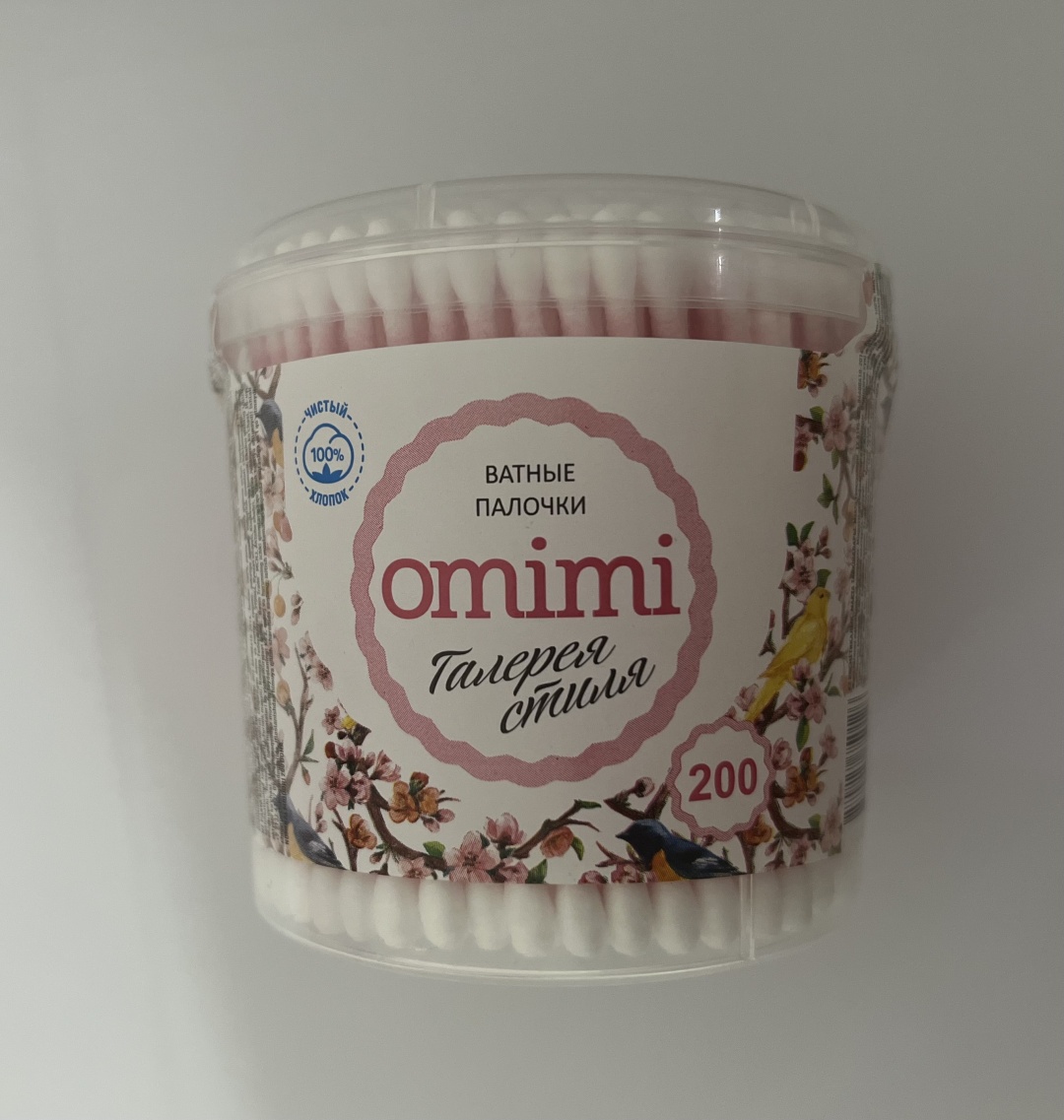 Omimi ватные палочки 12345 200 шт