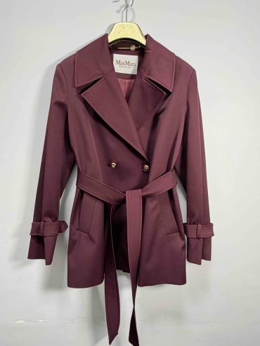 Плащ MaxMara бордовый