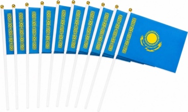 Флаг Казахстан 21x14 см 10 шт