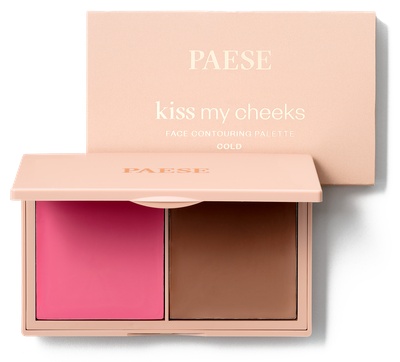 Paese Контурная палитра KISS MY CHEEKS gold румяна, бронзер Cold