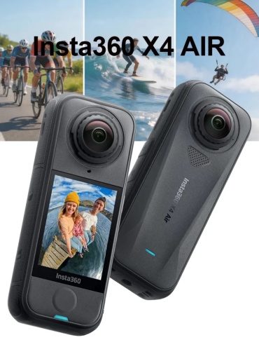 Экшн-камера Insta360 X4 Air черный