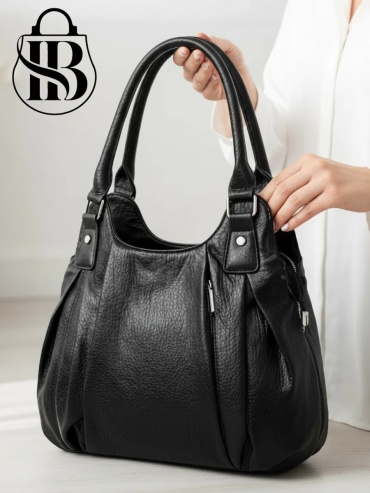Сумка шоппер ICONIC BAGS искусственная кожа черный