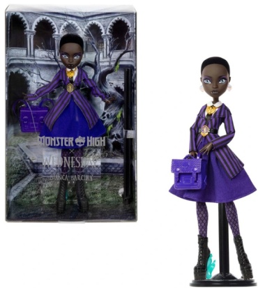 Кукла-модель Monster High Monster High Wednesday Bianca Barclay коллекционная кукла с аксессуарами, 28 см 28 см
