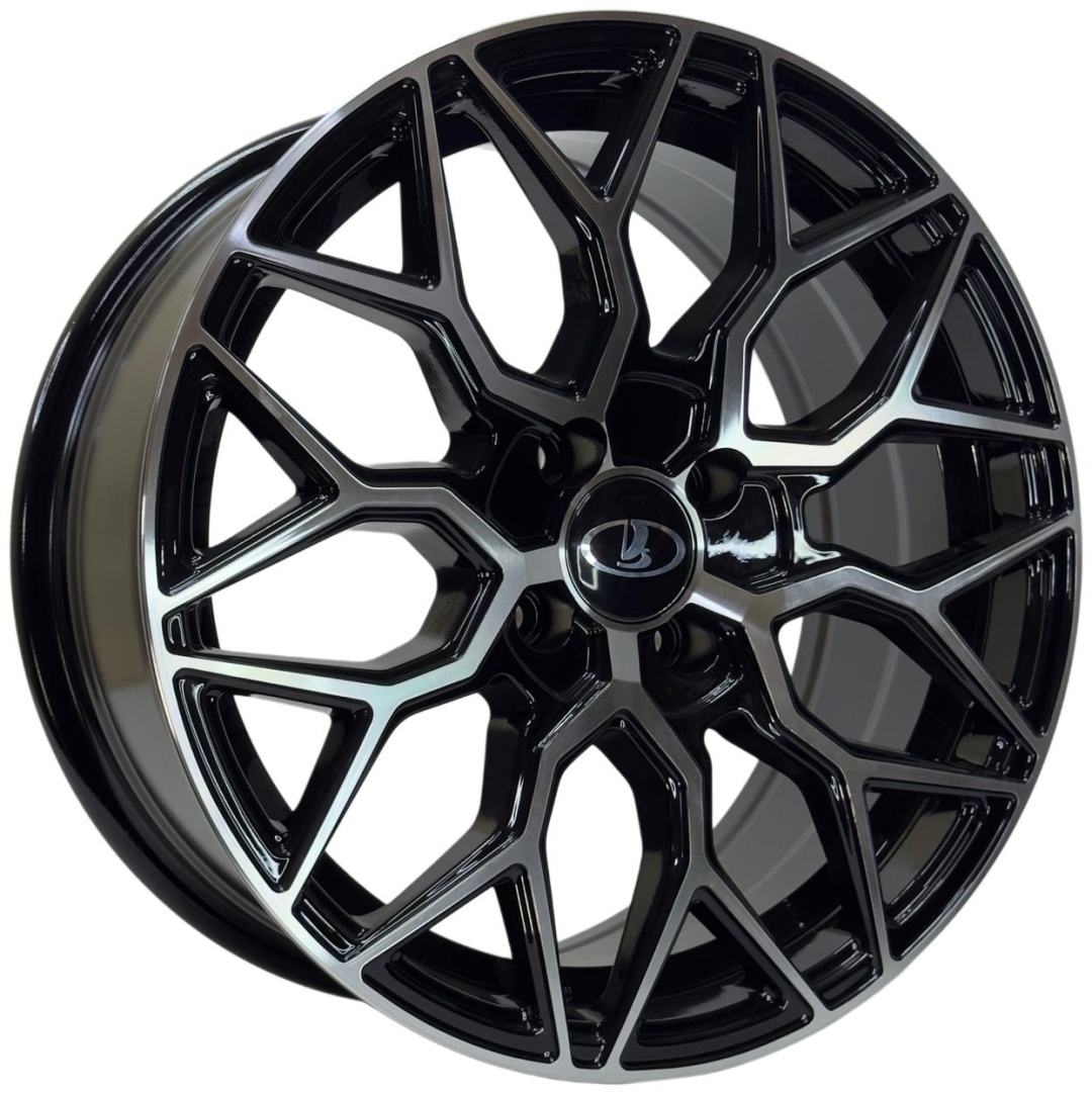 Wheels 9547DDD 7x16/4x98 D58.6 ET33 4 диска черный, хром