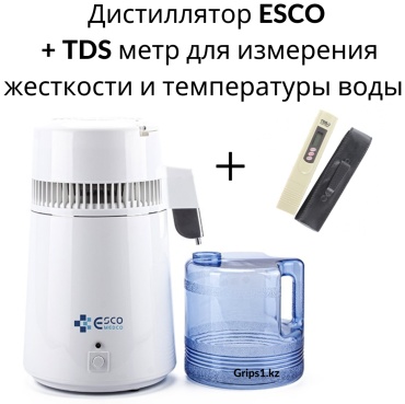 Дистиллятор для воды Esco. Аквадистиллятор стоматологический 4 литра + TDS метр