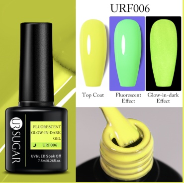UR SUGAR гель-лак URF006 желтый глянцевое 7.5 мл