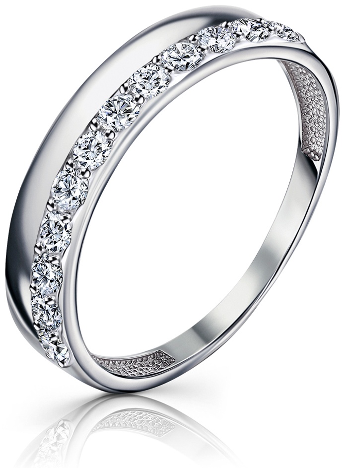 Lucente Silver RIN-LU-925-887223-17 размер 17 вес 1.57 г серебро, фианит