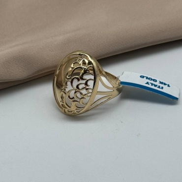 Кольцо Ballerina Jewelry K454 размер 18.5 вес 3.55 г золото, без вставок