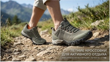 Кроссовки HUMTTO Мужские летние кроссовки, на один размер маломерят серый, хаки