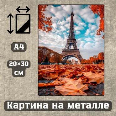 Sequoia VERS картина Картина на металле а4 Современный стиль Арт-тема 20*30см 20x30 см