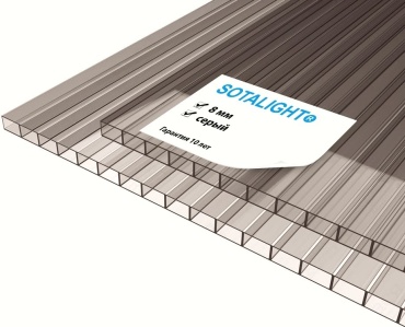 Sotalight сотовый 6000x2100х 8 мм, серый