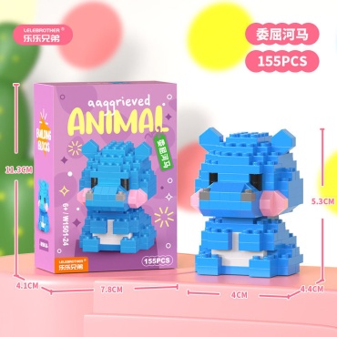 Конструктор LELEBROTHER Animals W1501-24, деталей 155 шт