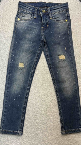 Джинсы зауженные Armani Jeans темно-синий