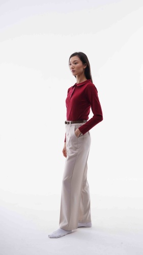 Лонгслив Everest Fashion бордовый