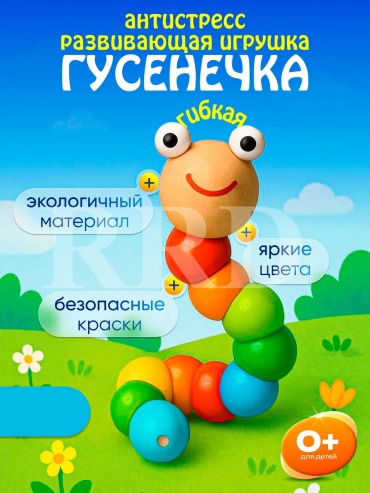 Головоломка RRD Сортер гусеница