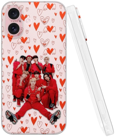 Чехол Mcover для Apple iPhone 16 рисунок