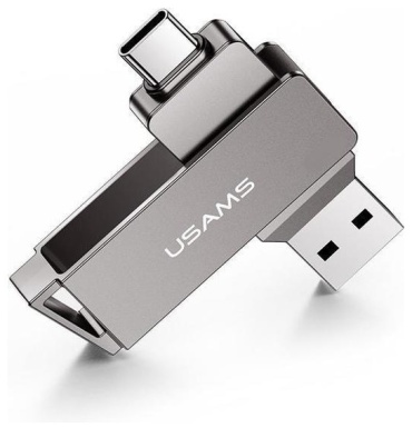 USB Flash карта Usams US-ZB199 32 Гб серебристый