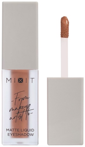 MIXIT тени жидкие Make Up Matte Liquid Eyeshadow 3 Honeydew