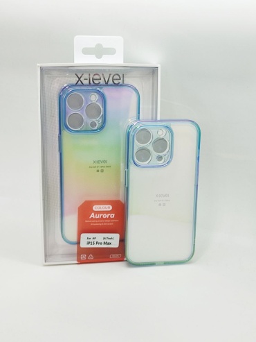 Чехол X-LEVEL для Apple iPhone 15 Pro Max прозрачный