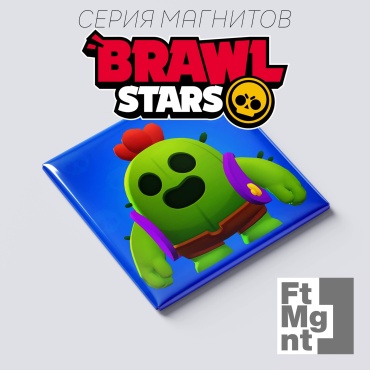 FtMgnt магнит-сувенир Brawl stars 24 1 шт