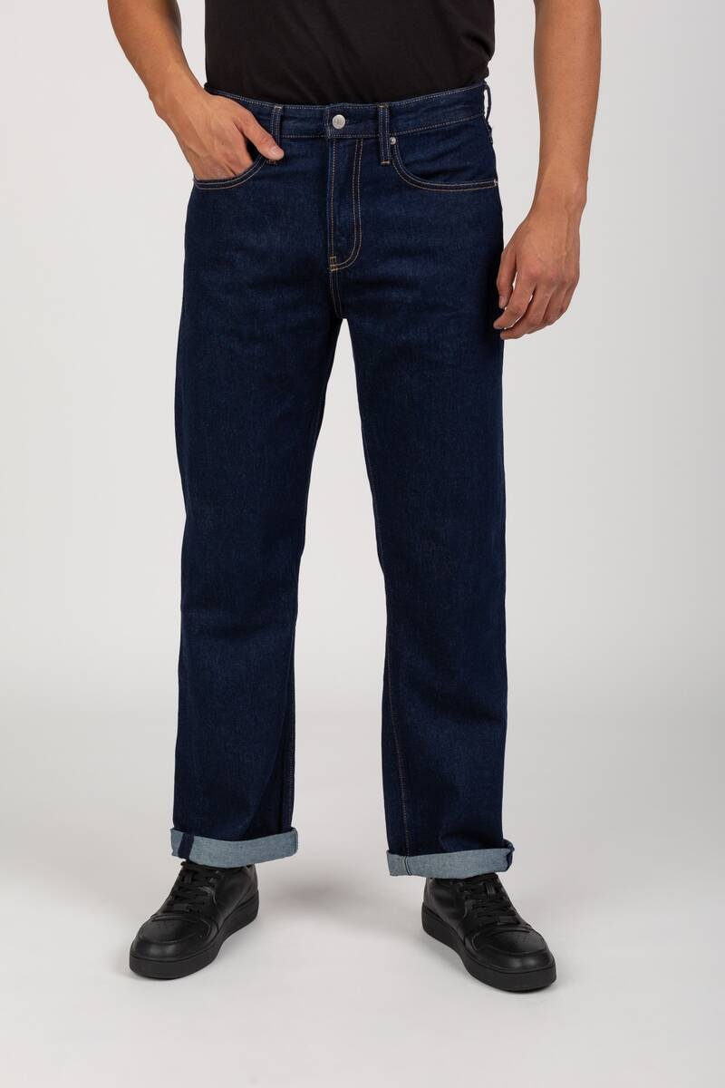 Джинсы прямые Calvin Klein Jeans синий