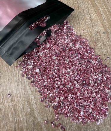 Стеклянная крошка Розовая Mold Store Pink