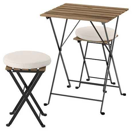 IKEA TÄRNÖ черный 55х54х70 см