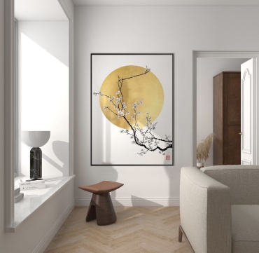 ProArt.kz постер Лунная Сакура 70x100 см