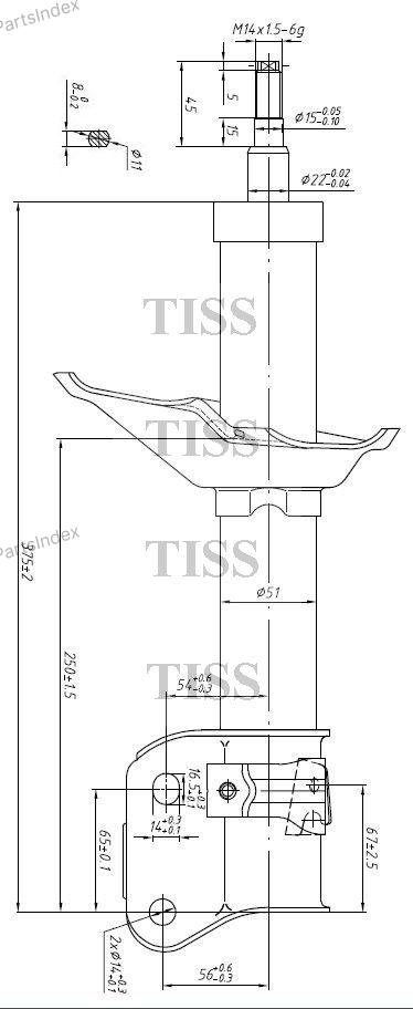 Амортизатор JD Амортизатор Подвески JAS0162