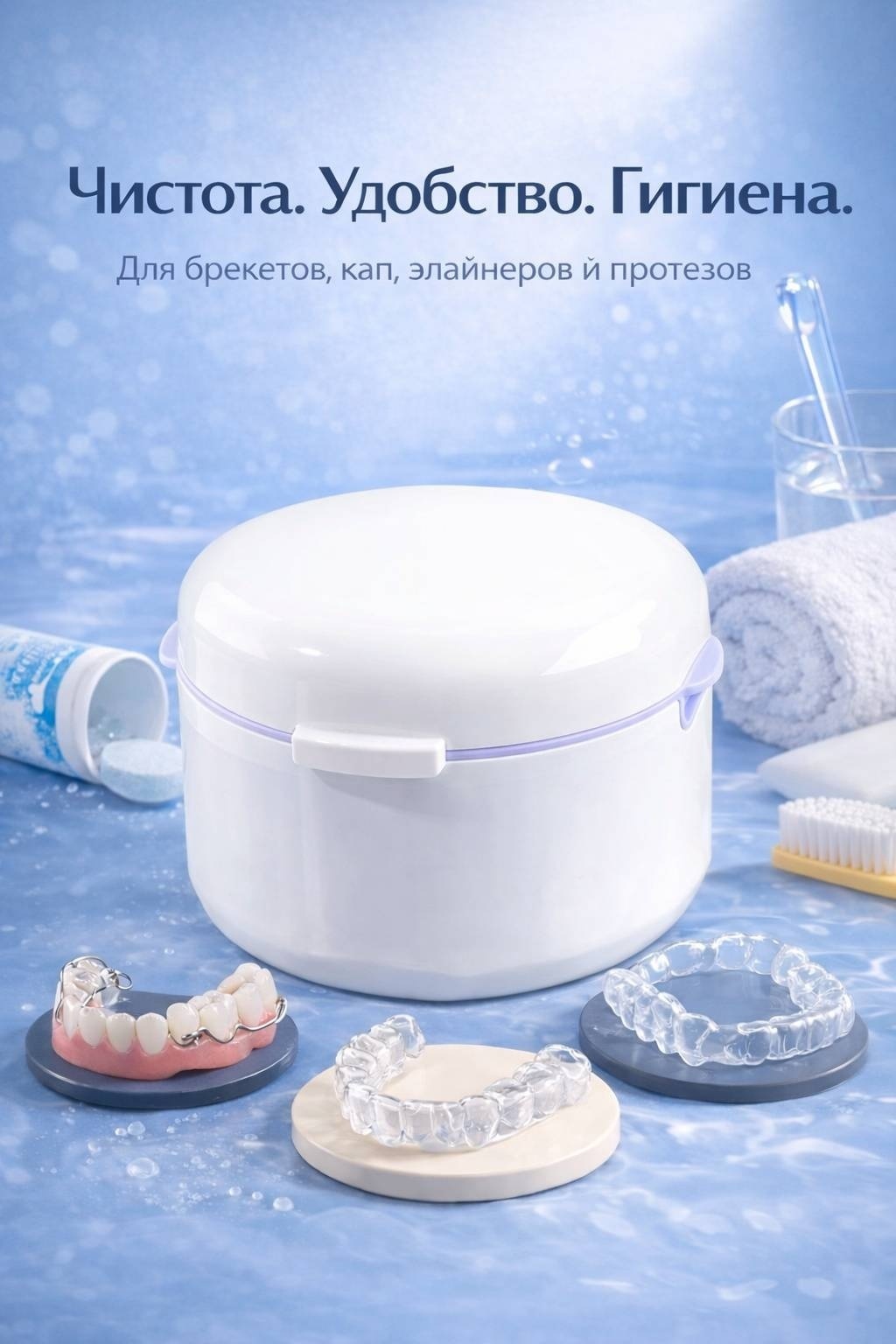EcoHome контейнер стоматологический пластик 1 шт