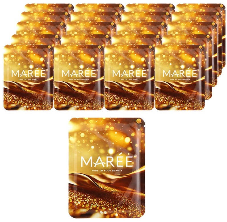 Патчи Maree гидрогелевые 24К Golden Sunrise для повышения упругости 20 шт