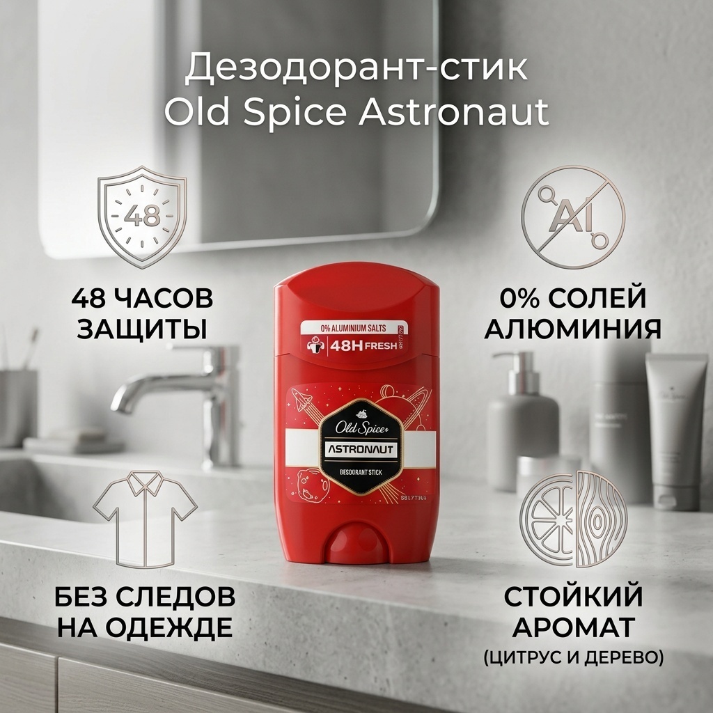 Old Spice Astronaut дезодорант для мужчин 50 мл
