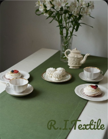 Дорожка на стол R.I.Textile 300x45 см, полиэстер, хлопок, дак, 1 шт