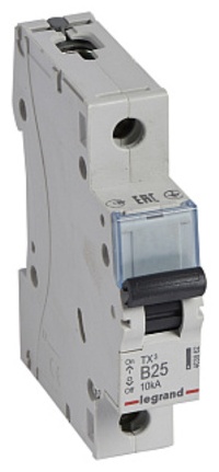 Legrand автоматический выключатель 1P 25 A, 10 кА, 220 В