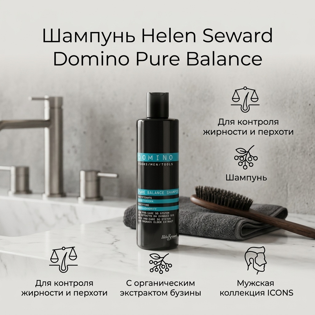 Helen Seward Domino Pure Balance Shampoo шампунь 250 мл