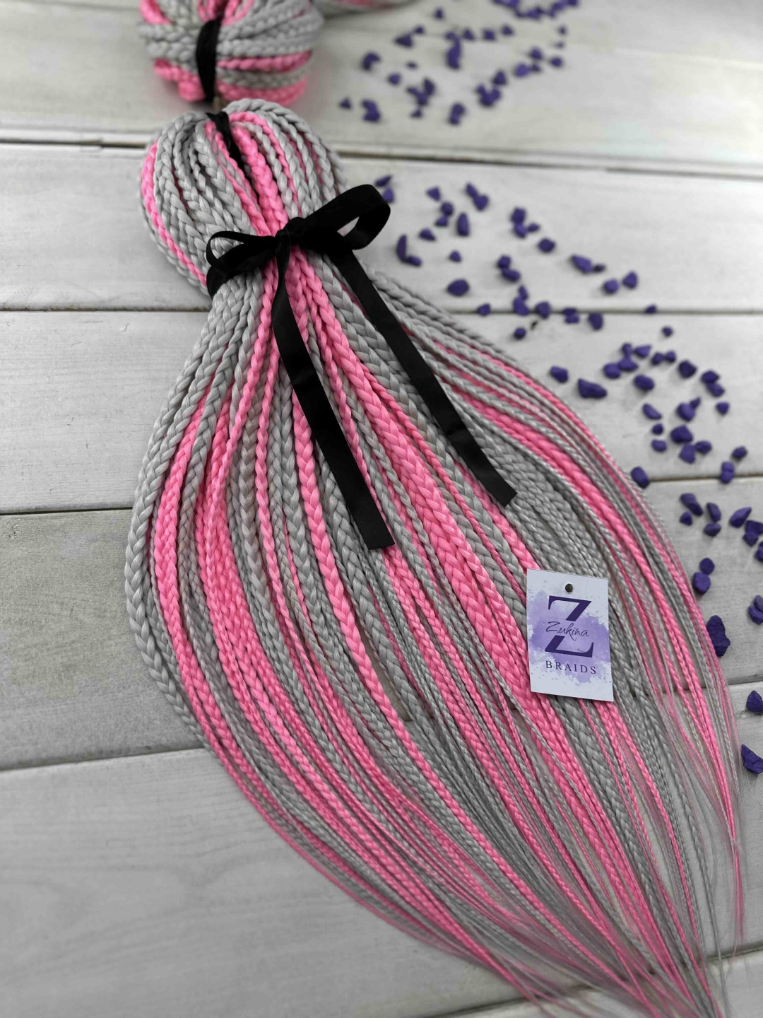 ZUKINA BRAIDS косички розовый женский